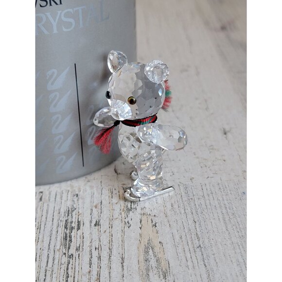 Swarovski Kris bear on skates Crystal collectible home decor figure - Picture 2 of 6